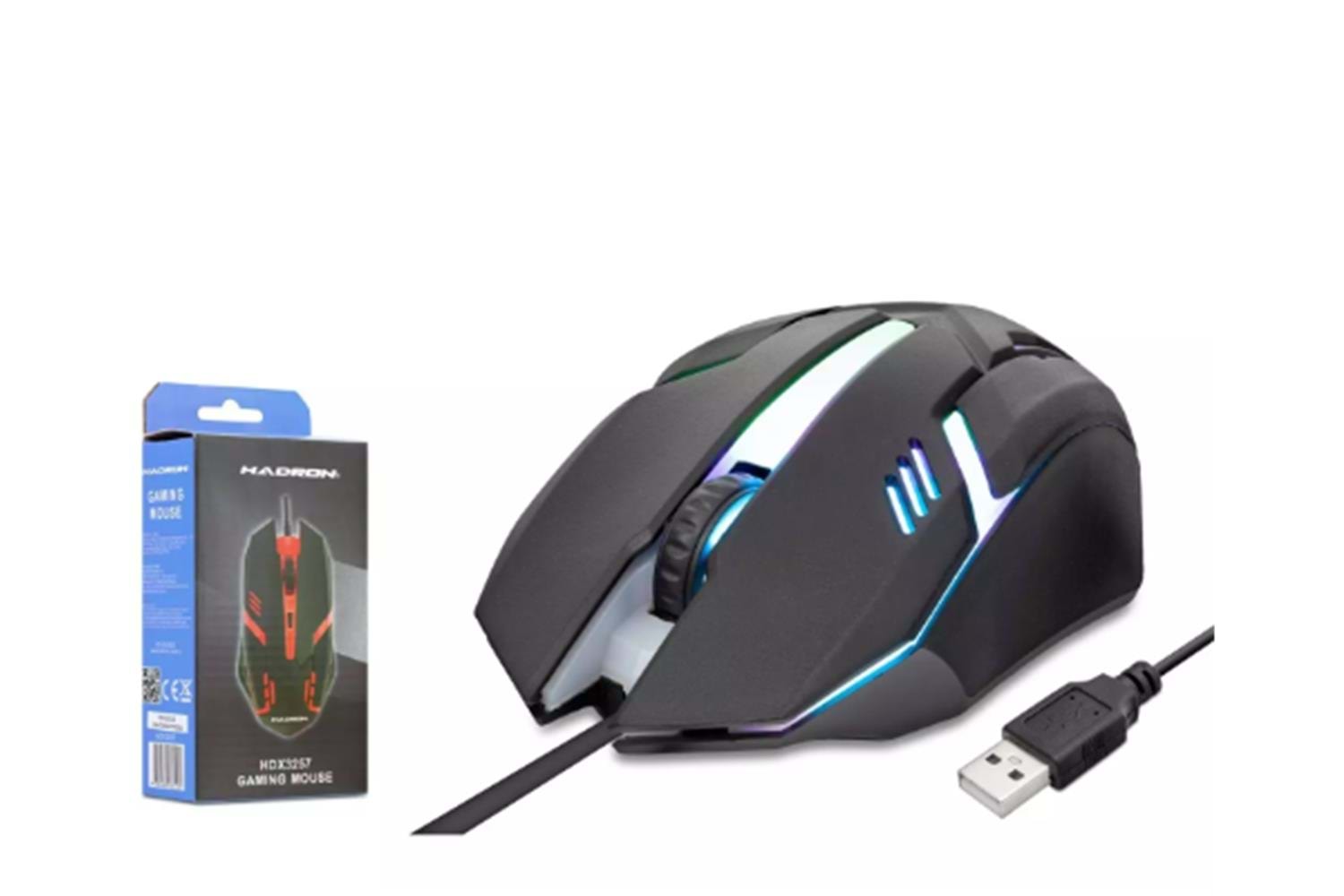Hadron Hdx3257 Kablolu Oyuncu Mouse Rgb 800-1600 Dpi 140Cm Siyah