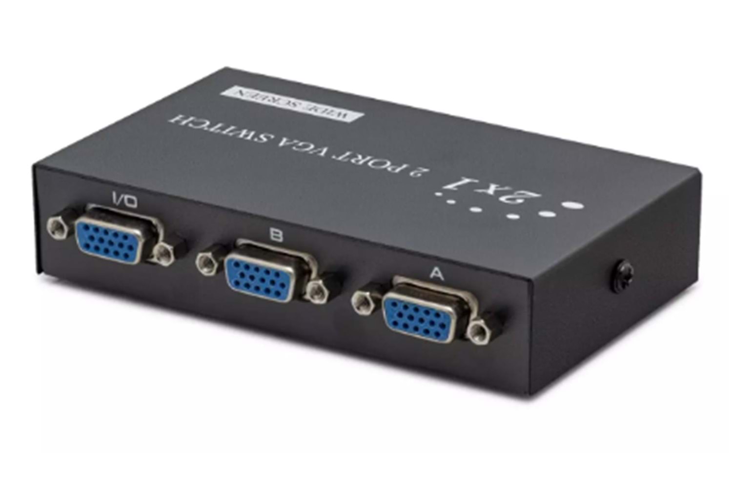 Hadron Hdx1280 2 Port Vga Switch 54Mhz 2Giriş 1Çıkış Butonlu Geçiş