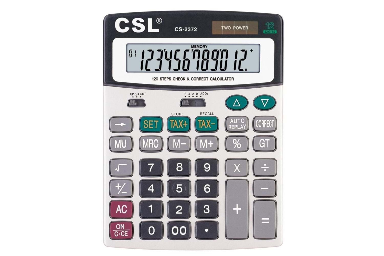 CSL CS-2372 12 Hane Masa Tipi İşlem Kontrollü Hesap Makinesi