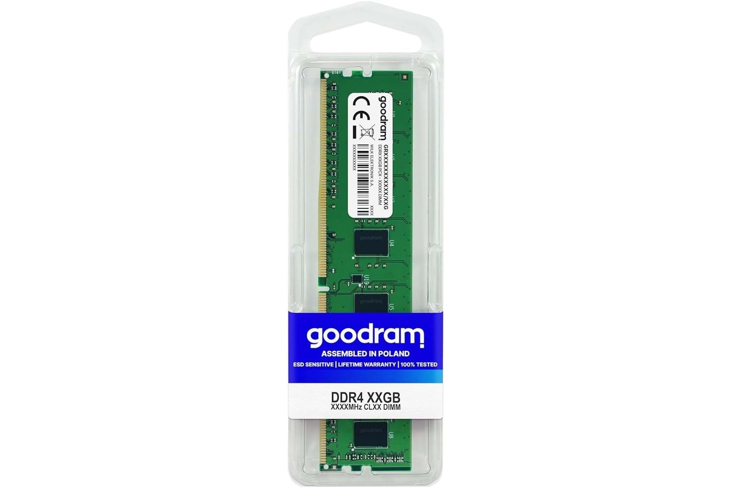 Goodram 8GB 3200MHz DDR4 CL22 1.1V GR3200D464L22S-8G Kutulu Pc Bellek