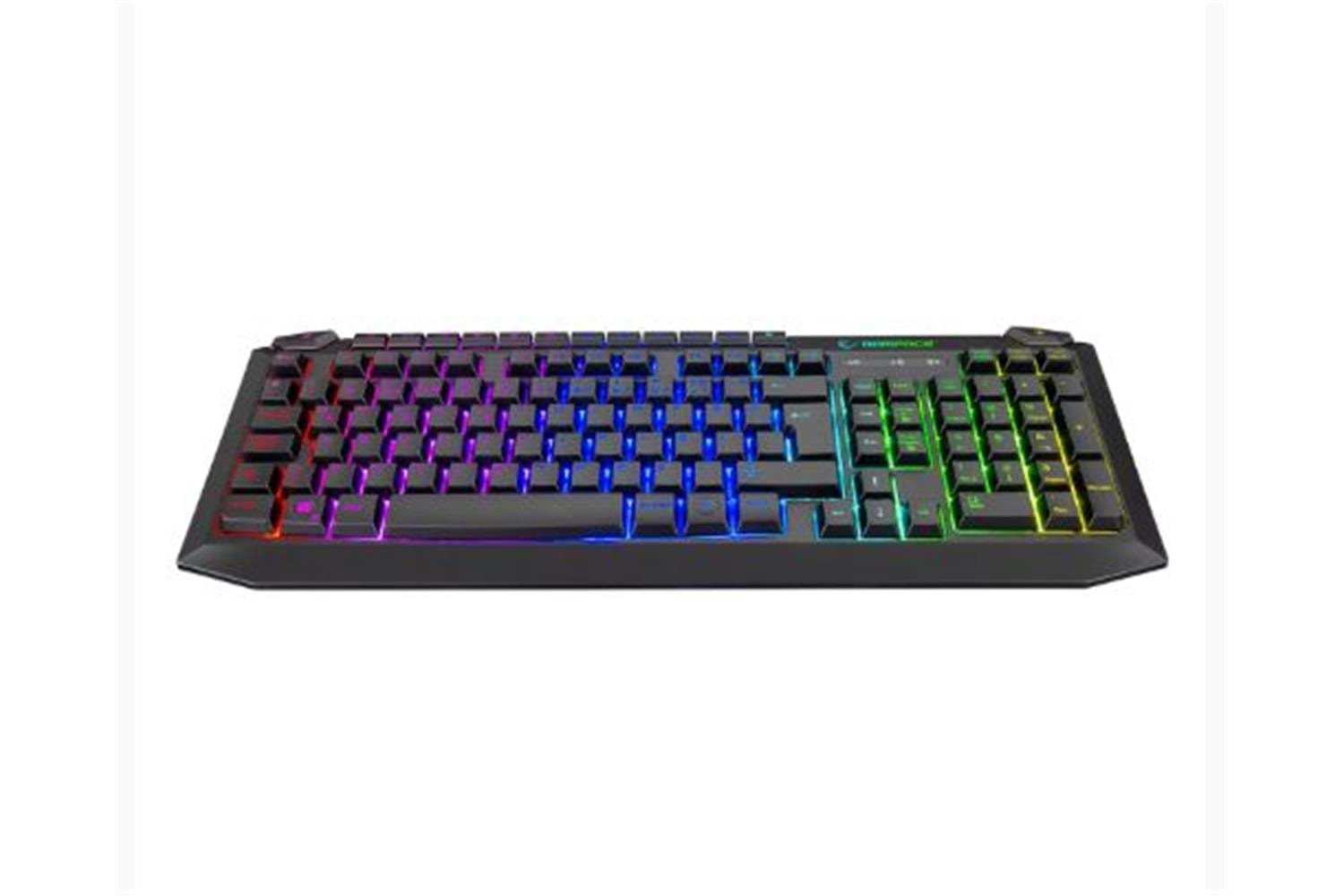 Rampage KB-R310 BROKER V2 Siyah Usb Gökkuşağı Zemin Aydınlatmalı 12800 DPI Oyuncu Klavye + Mouse Set