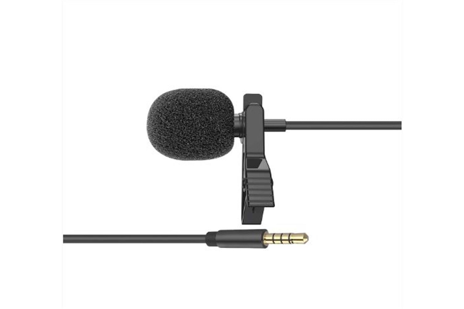 Snopy SN-M20 Siyah Akıllı Telefon ve Youtuber Metal mandallı, Yaka Mikrofonu