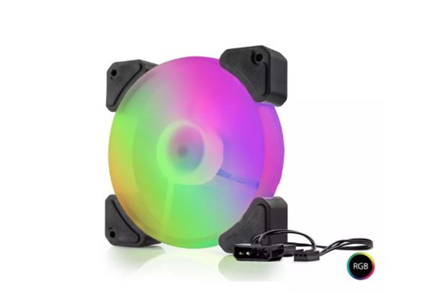 Hadron Hdx1518 12cm Kasa Fanı Performans 4Pin Rgb Siyah