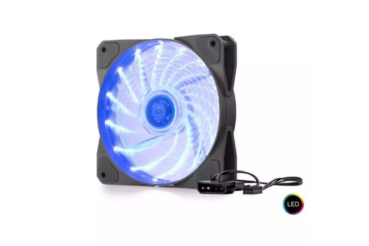 Hadron Hdx1521 12Cm Kasa Fanı Performans 4Pin Led