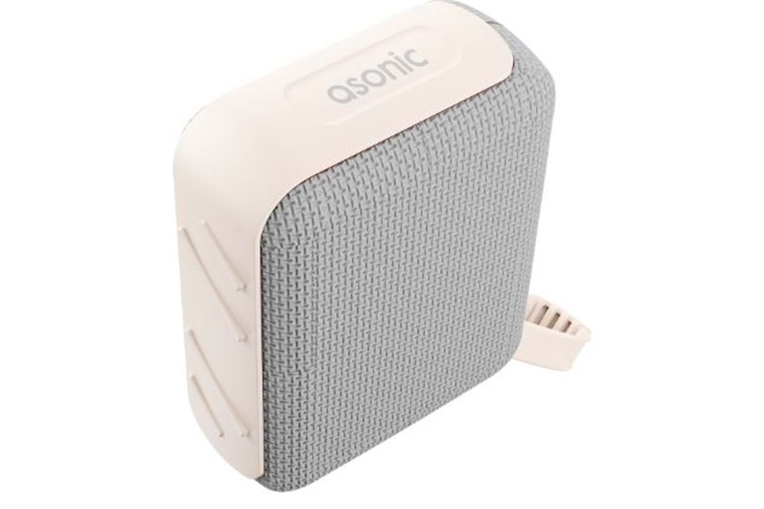 Asonic AS-03 Bej USB-TF-TWS-Bluetooth Destekli 5W 1200mAh Type-C Speaker