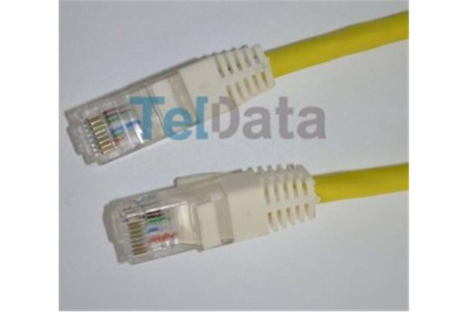 Teldata TLD-3000YS Cat6 30MT Sarı Utp Patch Kablo