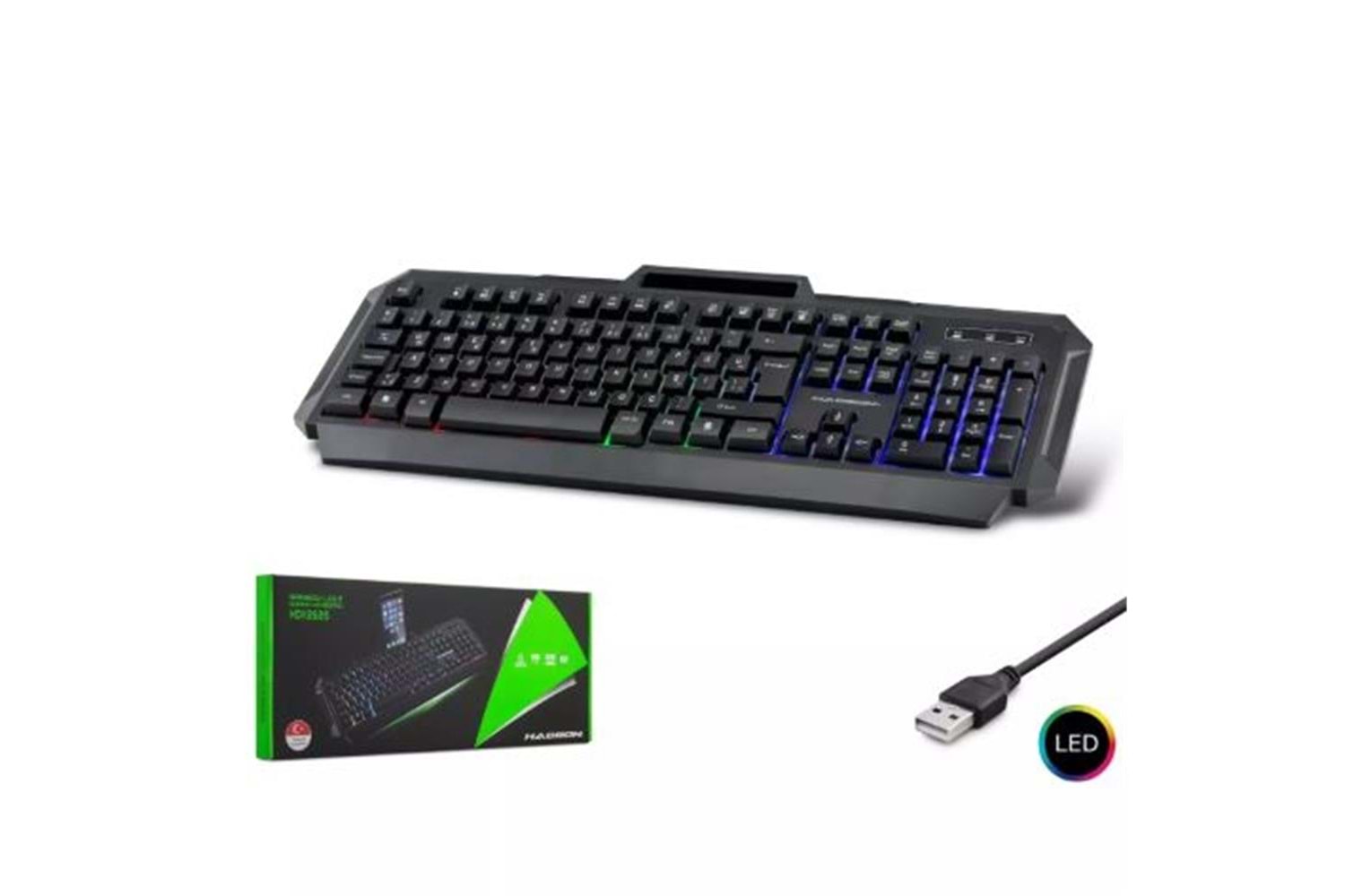 Hadron Hdx2605 Kablolu Oyuncu Klavye Led Q Siyah