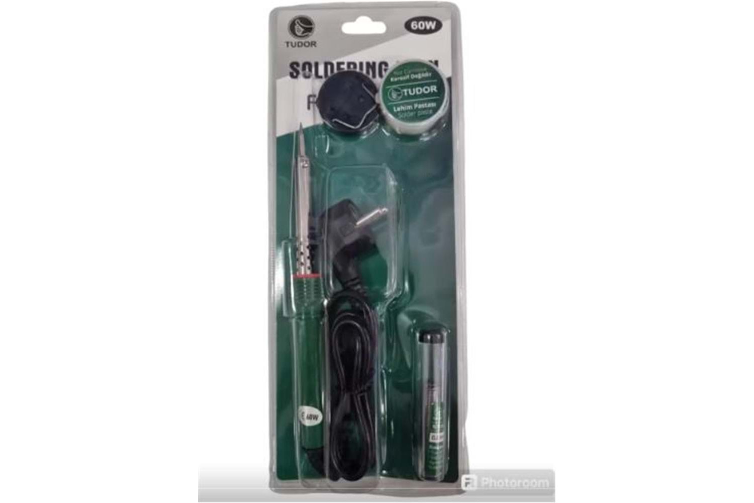 TUDOR SOLDERING IRON KALEM HAVYA SETİ 60W HB-S026