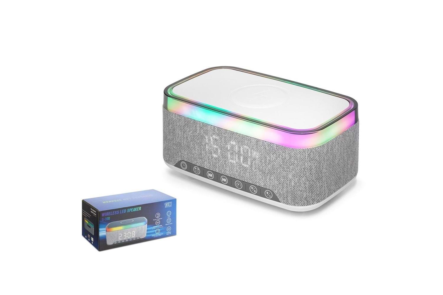 Hadron A911 Bluetooth Speaker Led Beyaz