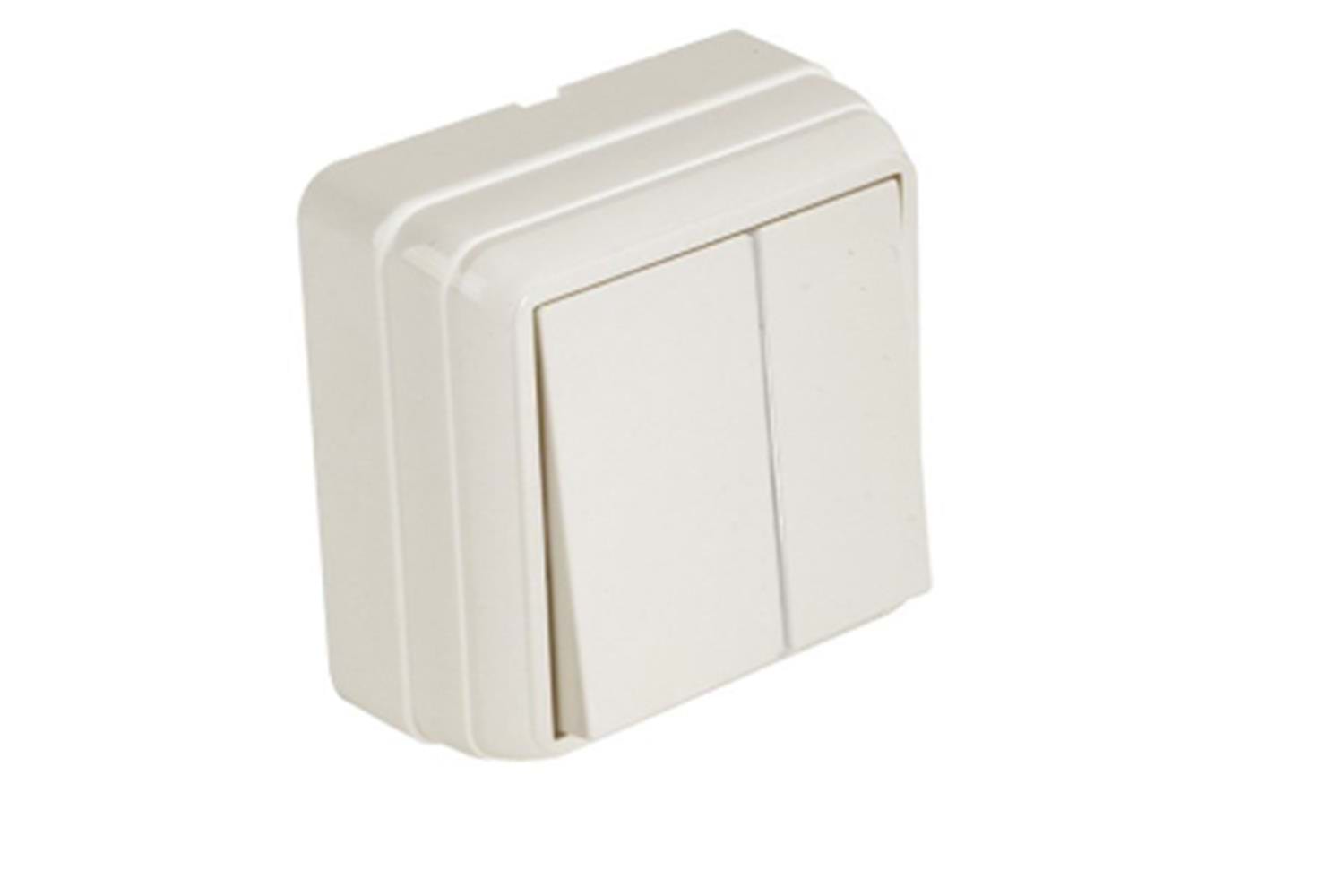 Mutlusan Bron Sıva Üstü Komütatör Beyaz (2160 302 0201)