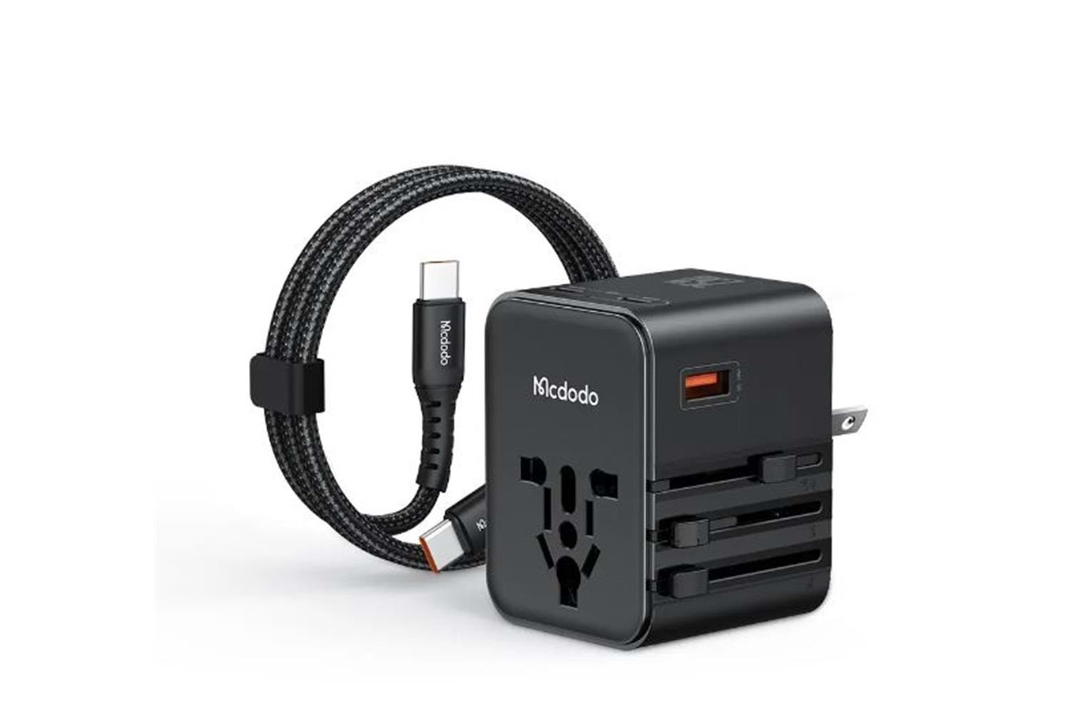 MCDODO CP-3260 25W Evrensel Seyahat Adaptör Type-C To Type-C kablo dahili
