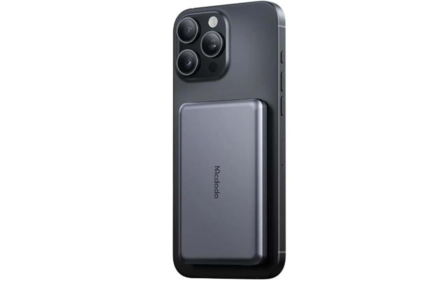 MCDODO MC-4641 20W 5000mAh Metal Ultra İnce Manyetik Kablosuz Power Bank Siyah