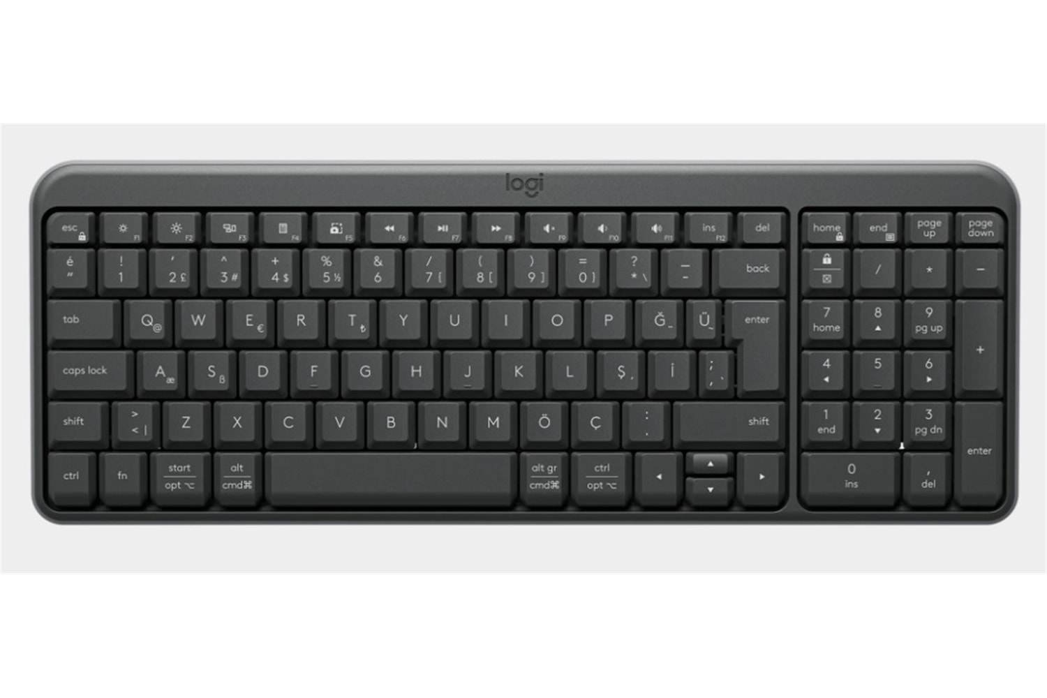Logitech 920-013460 K250 Kablosuz Bluetooth Siyah Klavye 