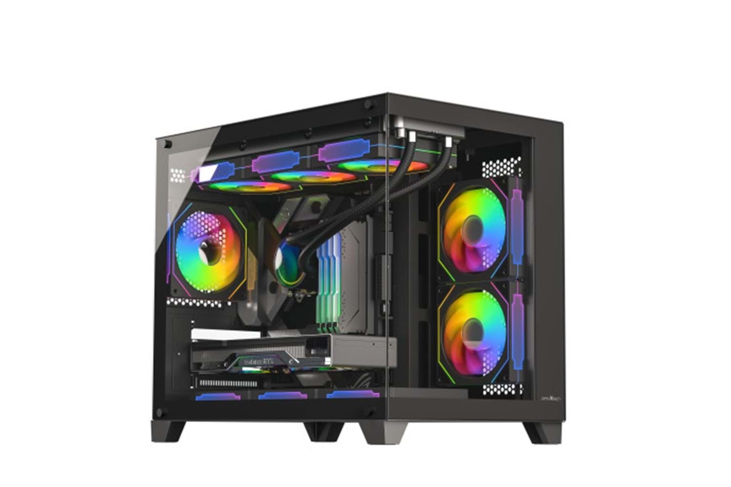 James Donkey Stark S700 750W Siyah Gaming Kasa