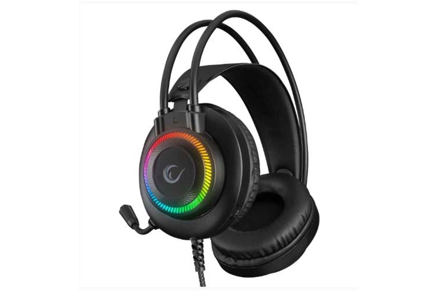 Rampage RM-K27 X-JAMMER Rainbow Ledli PC USB 3.5M PS4-XBOX-Mobile Gaming Oyuncu Mikrofonlu Kulaklık