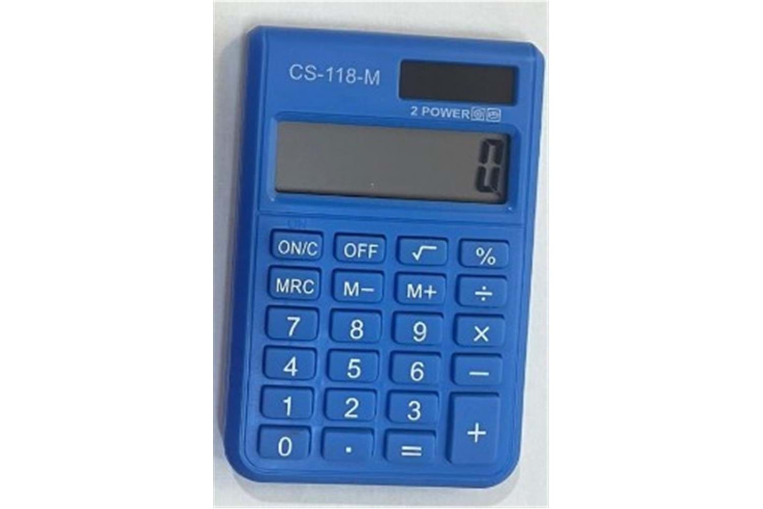 CSL CS-118-M Mavi 8 Hane Cep Tipi Hesap Makinesi