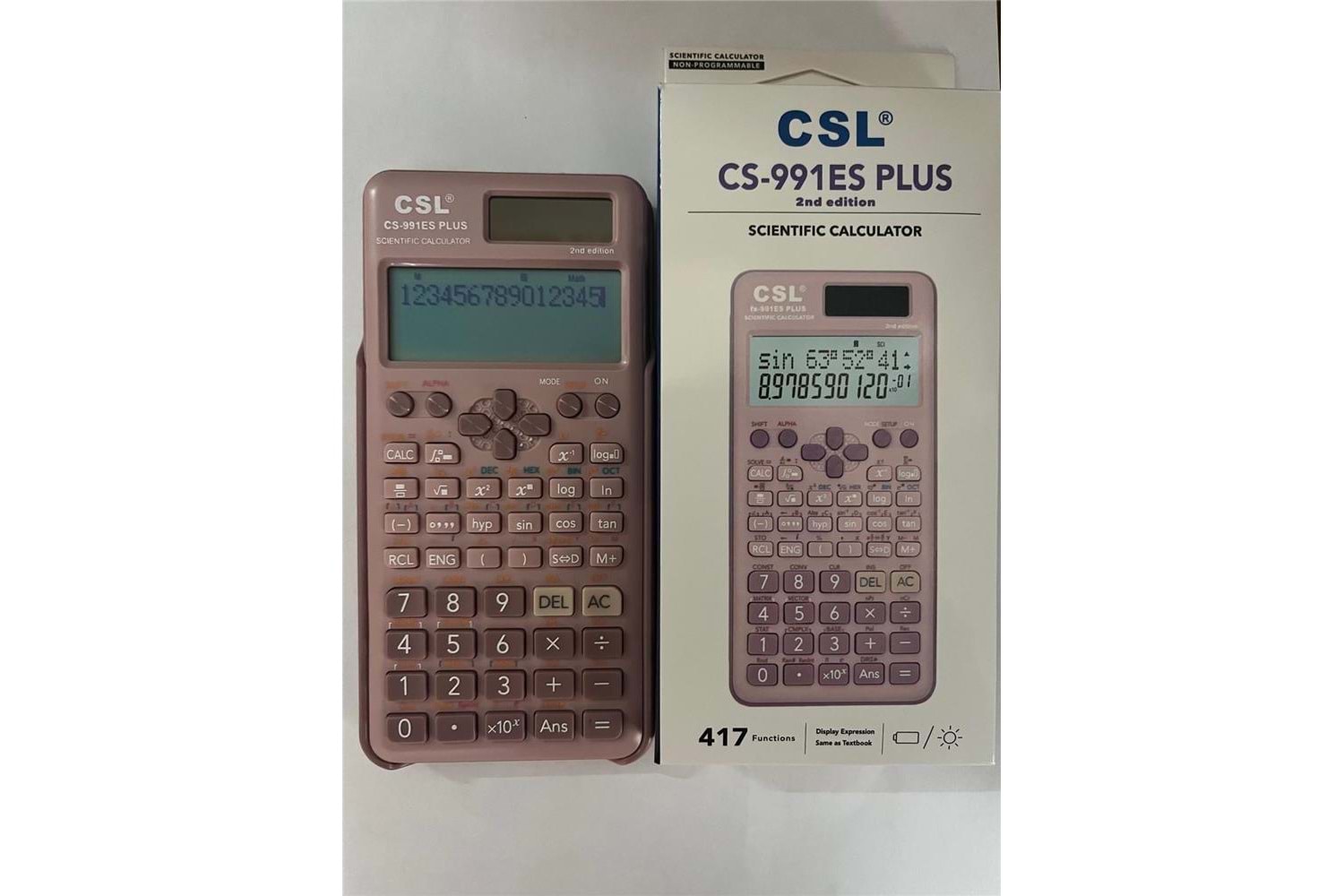 CSL CS-991ES PLUS-PINK Pembe Fonksiyonel Hesap Makinesi