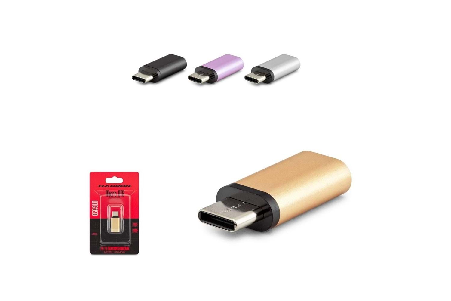 Hadron Hdx5053 Type-C To Lightning F Çevirici Çok Renkli