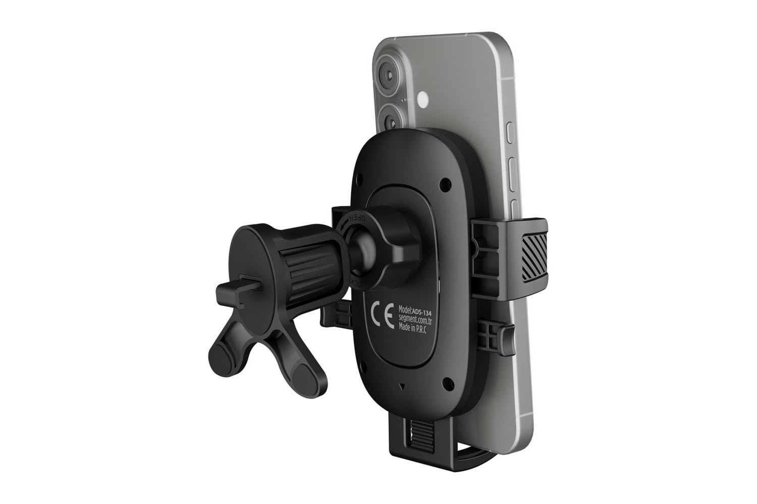 Addison ADS-134 Universal Ayarlanabilir Siyah Klima Izgara Üzeri Araç Telefon Tutucu