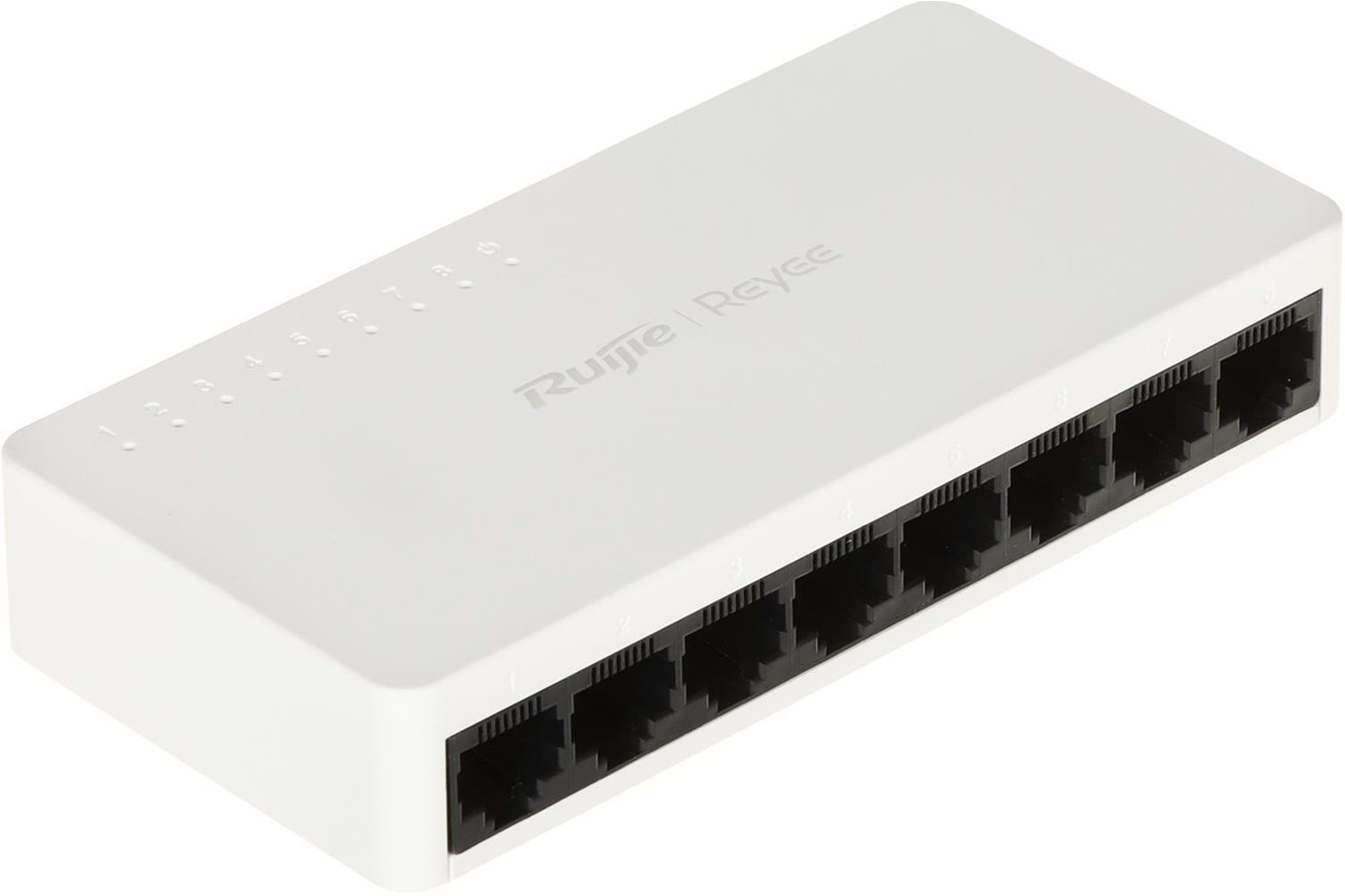 Ruijie Reyee RG-ES08F 8 Portlu, 10-100 Fast Ethernet Tak Çalıştır Switch Plastik Kasa