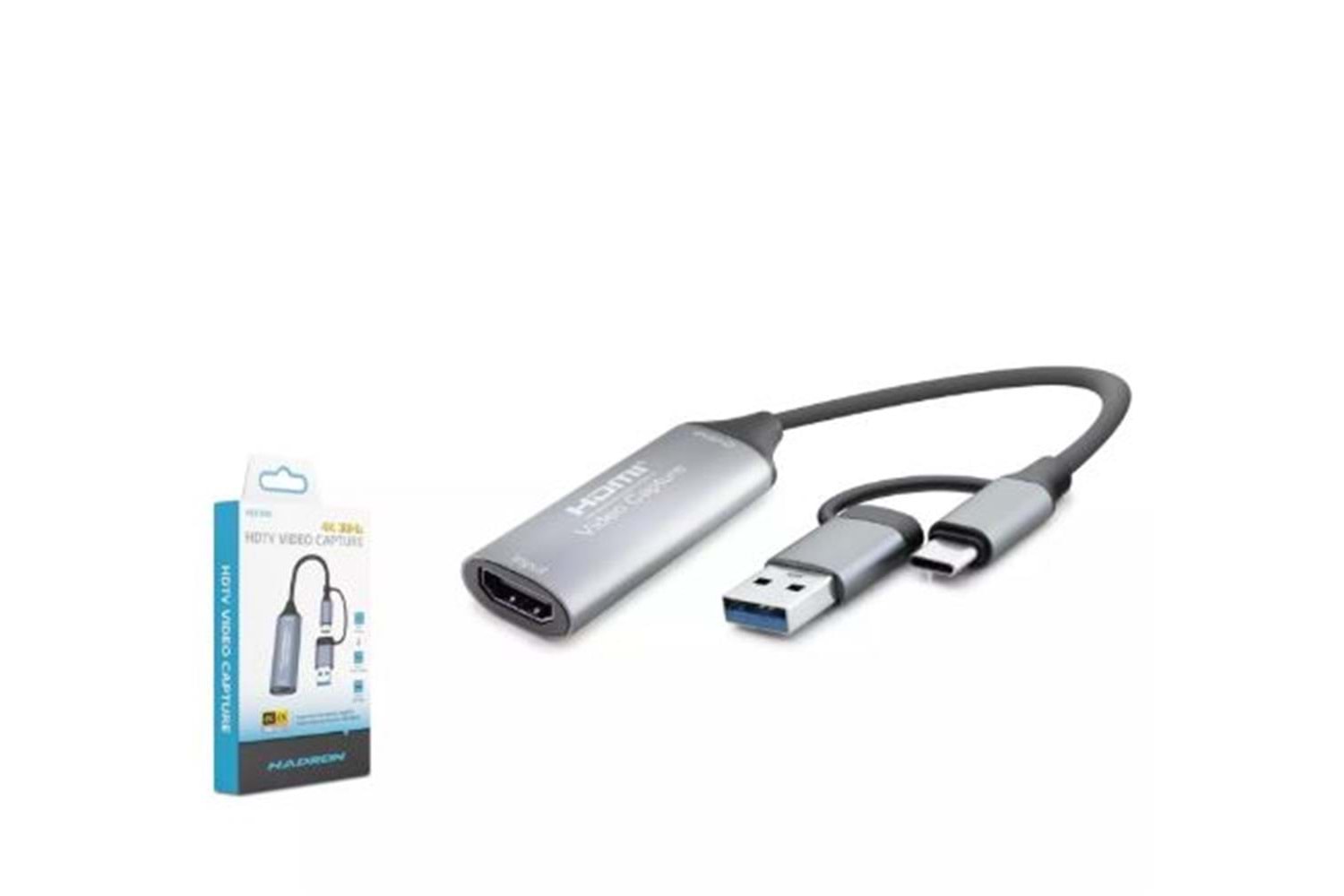 Hadron Hdx7856 Hdmi Video Capture Type-C + Usb3.0 4K 30Hz Gri