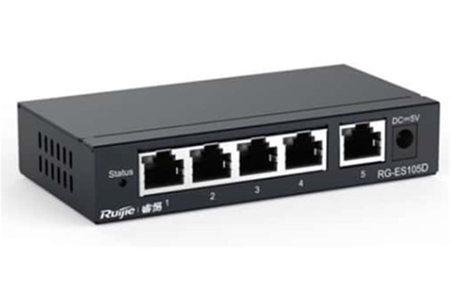 Ruijie-Reyee RG-ES105D 5-Port 10-100 Mbps Switch Metal Kasa