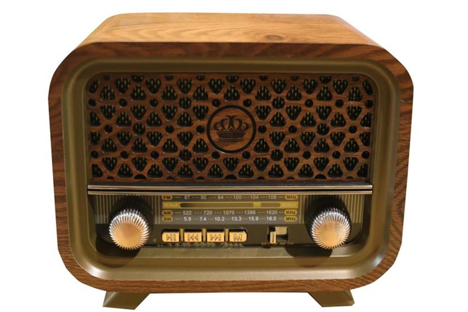 Everton RT-736 Bluetooth-USB-SD-FM Şarjlı Nostaljik Radyo 