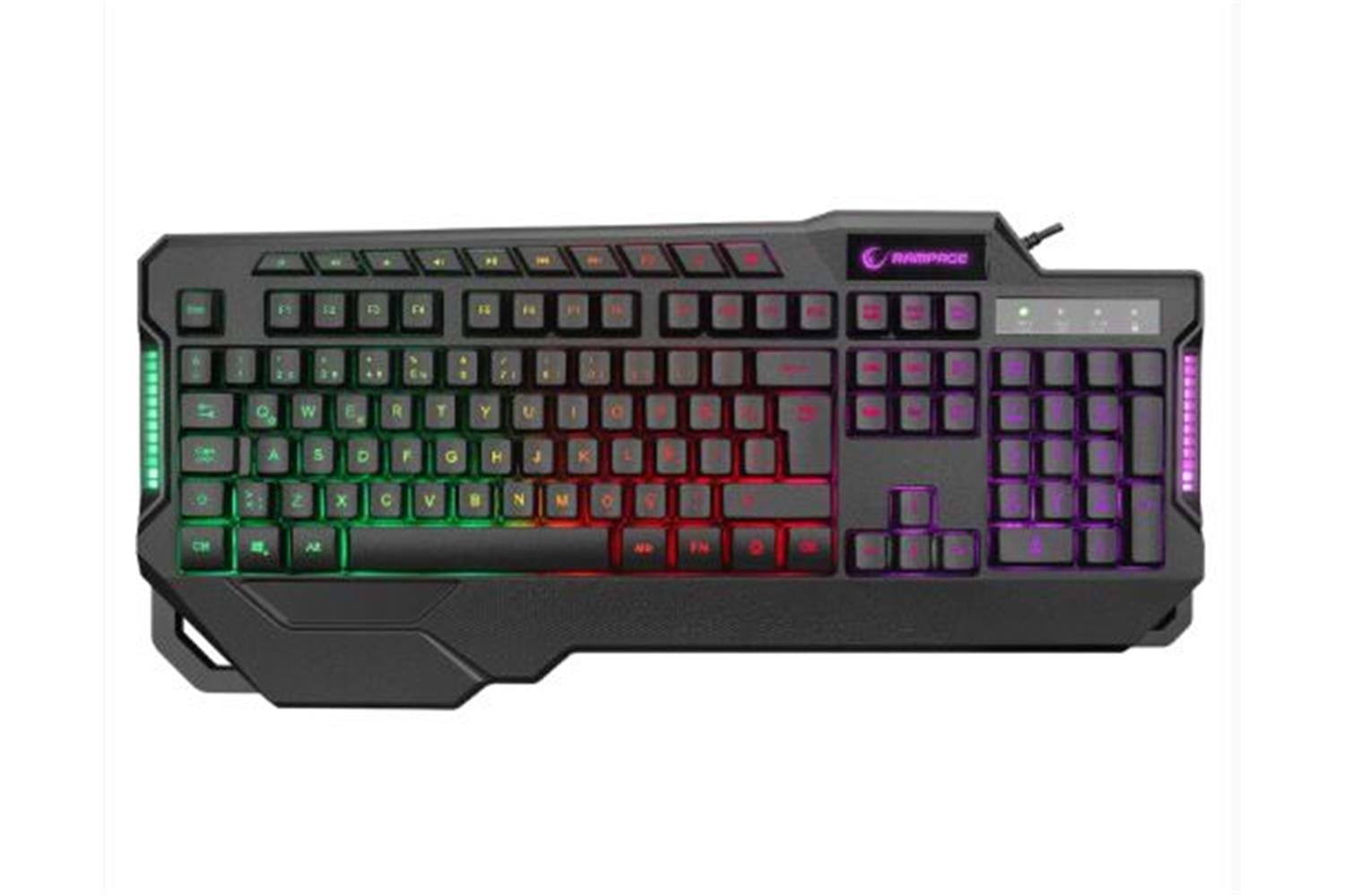 Rampage KB-R46 CARISMA USB Rainbow Aydınlatmalı Q Gaming Oyuncu Klavye
