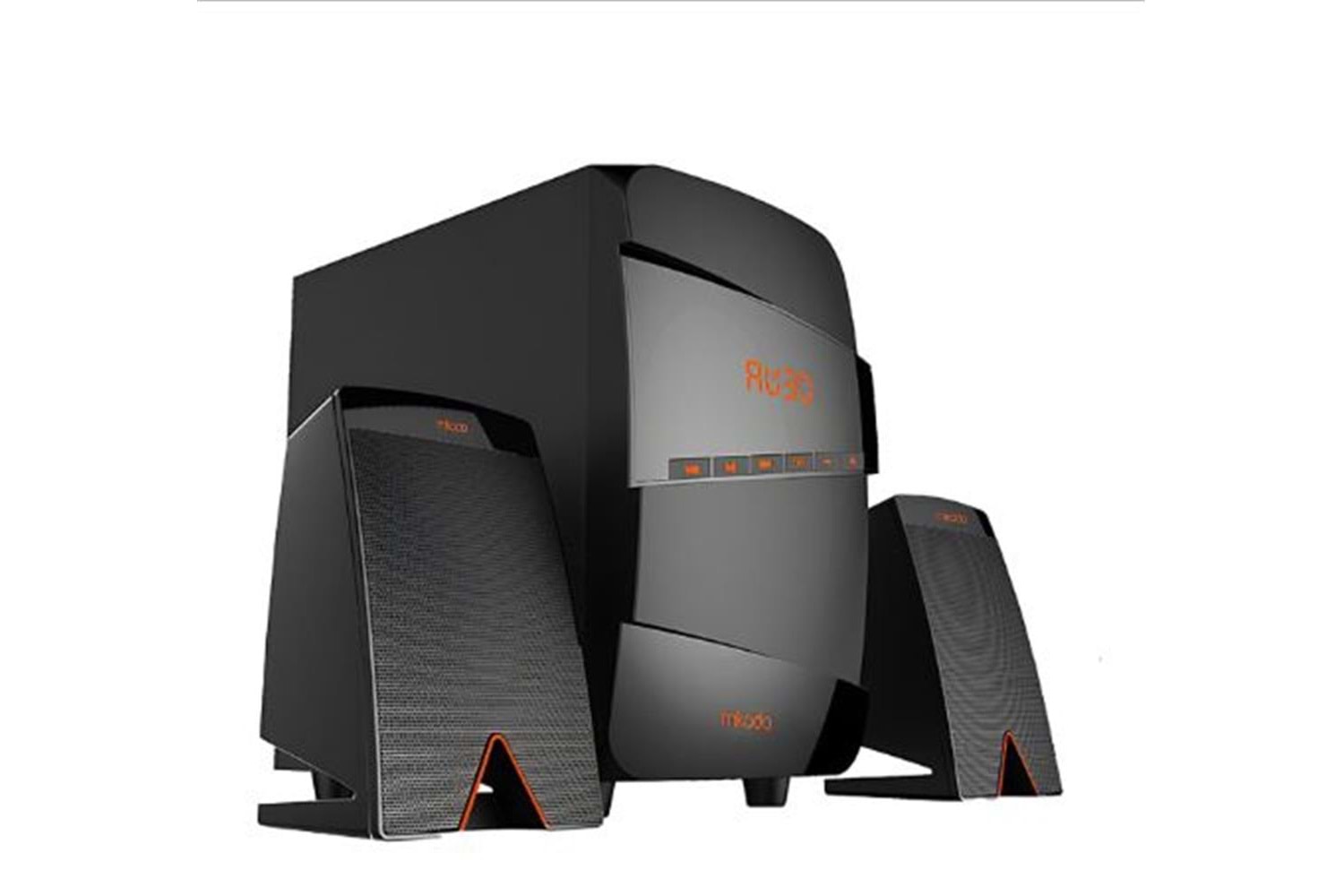 Mikado MD-671BT 2+1 40W RMS Siyah Usb+SD+Fm Destekli Multimedia Bluetooth Speaker