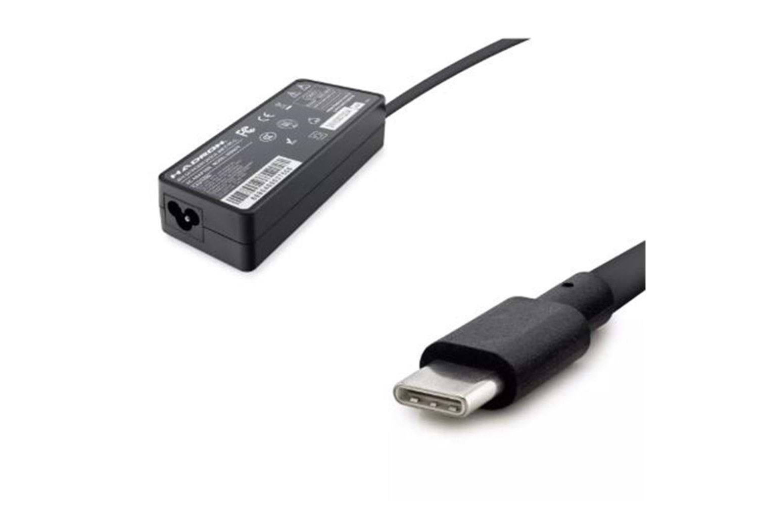 Hadron HD8870 APPLE - ASUS - DELL - HP - LENOVO Uyumlu 20V 4.5A 90W Laptop Adaptörü (Type-C) Siyah