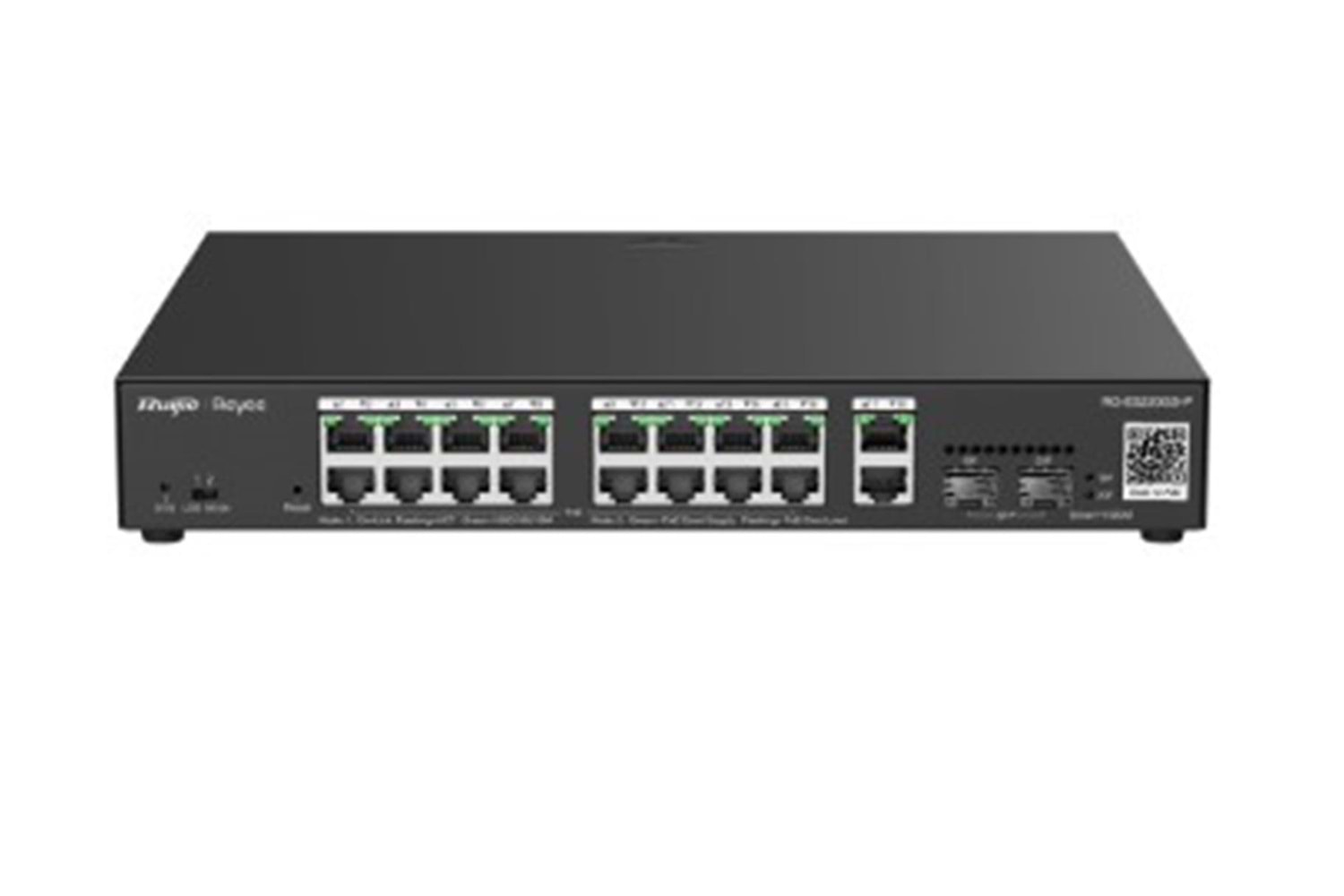 Reyee RG-ES220GS-LP 20 Portlu 10-100-1000 Yönetilebilir 2SFP 2 Gigabit RJ45 Uplink 16Port PoE+(130W)