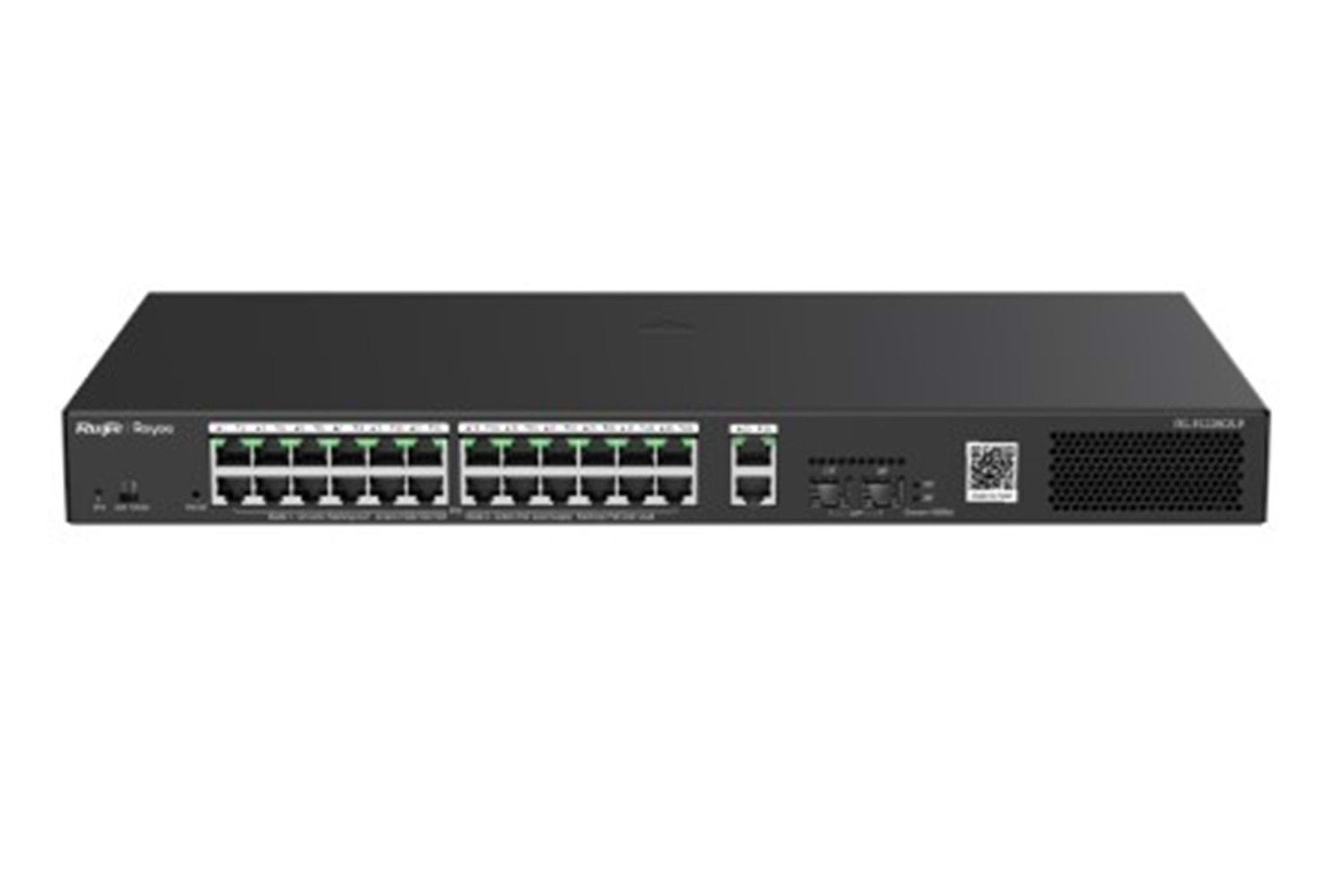 Ruijie-Reyee RG-ES228GS-LP 28 Port 10-100-1000 Yönetilebilir 2SFP 2Gigabit Uplink 24Port PoE+(250W)