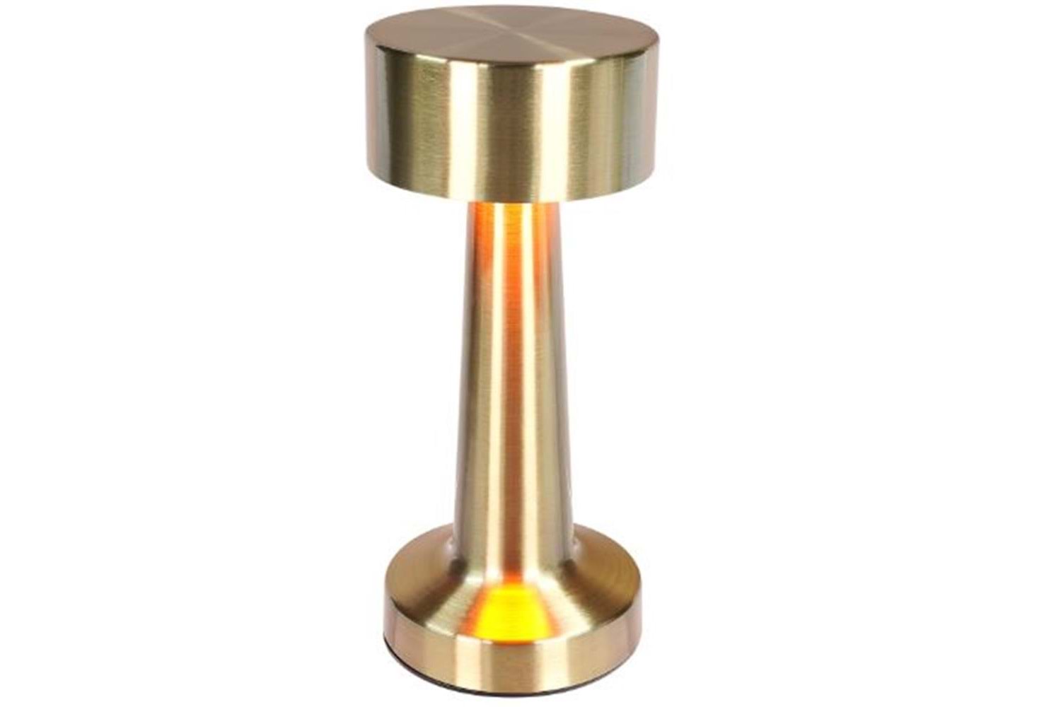 S-link SL-M9066 Aurora 1800mAh Batarya 60 Lümen Gold 3 Renk Işıklı Dokunmatik Dekoratif Masa Lambası