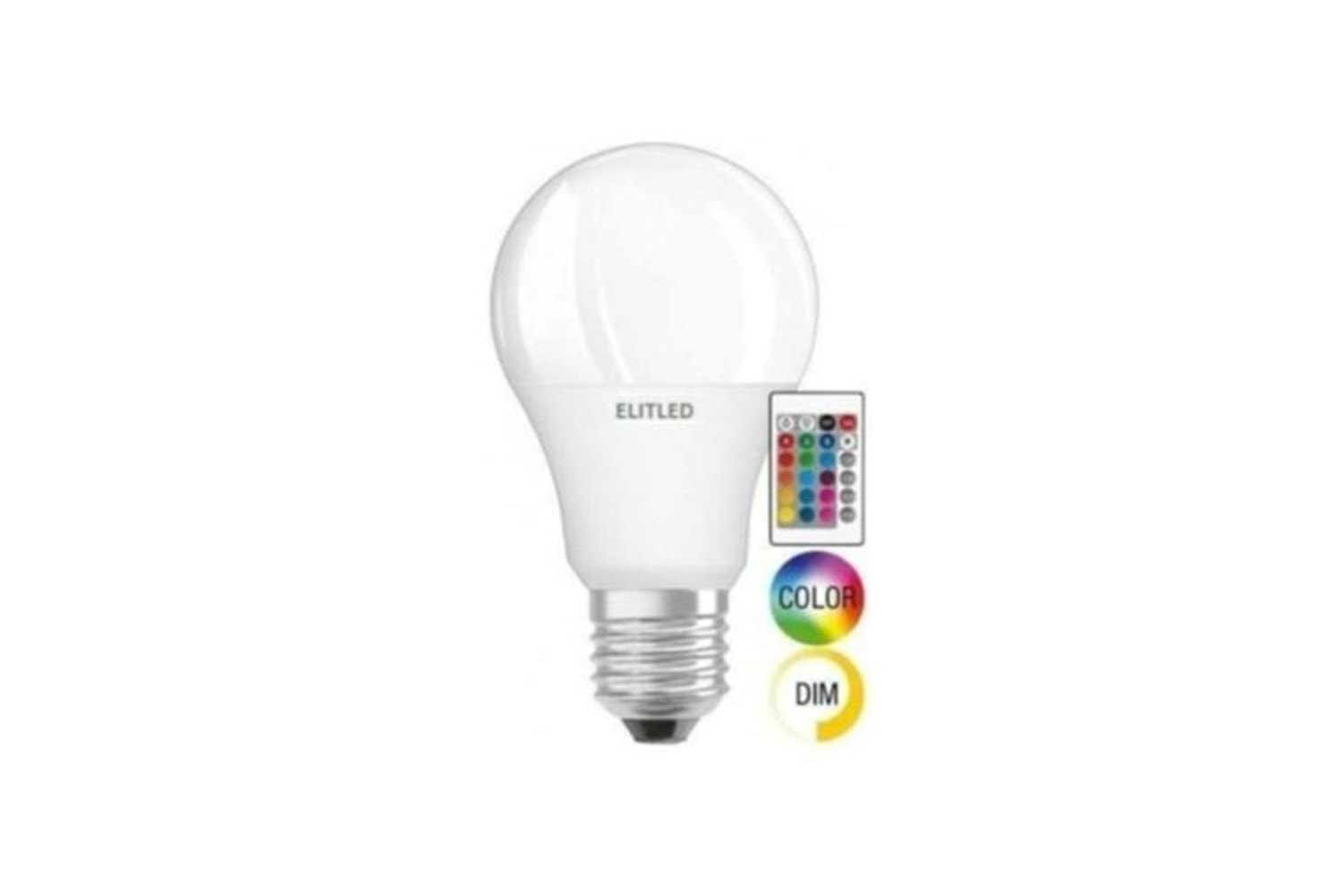 ELİTLED 9W RGB KUMANDALI LED AMPUL 