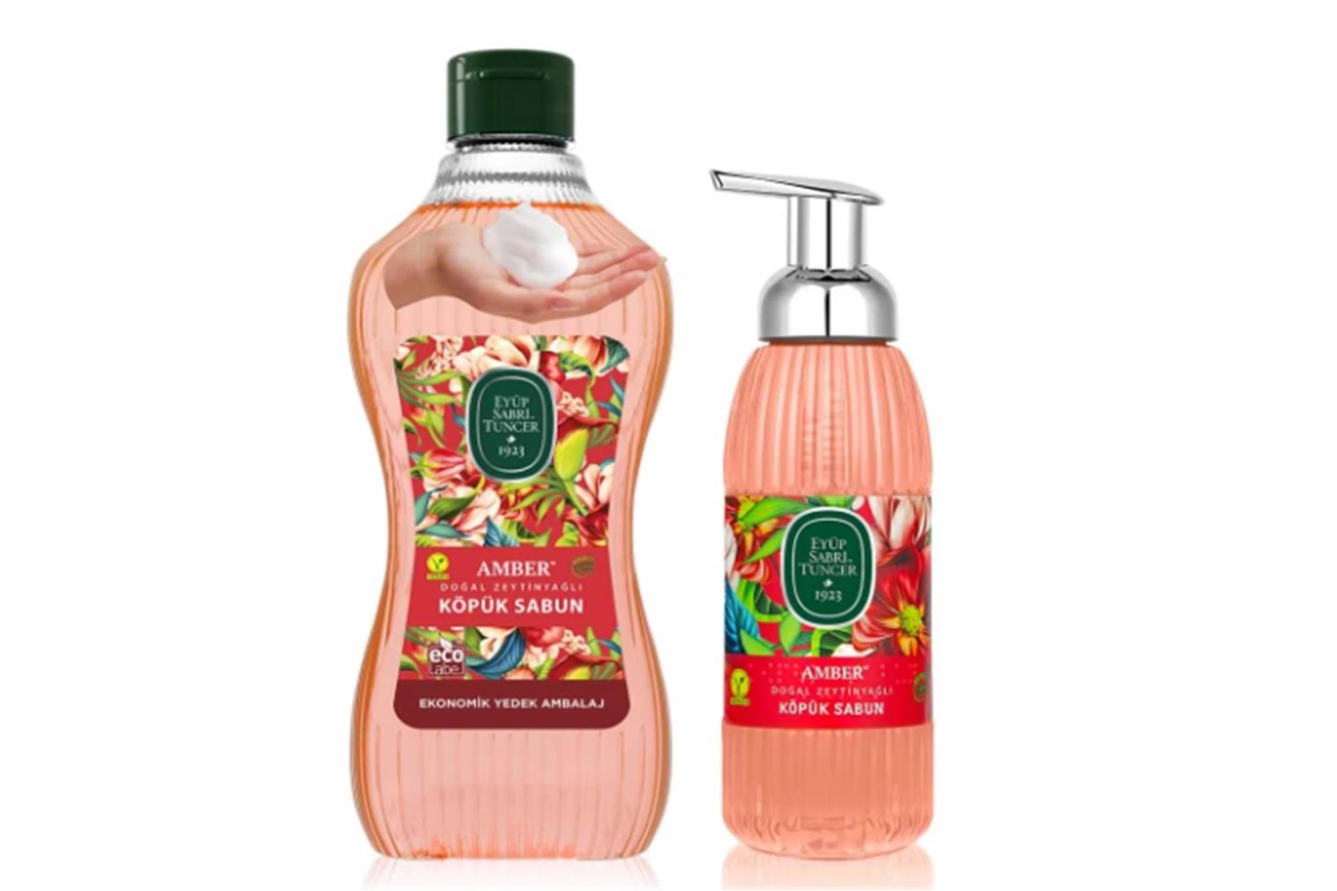 Eyüp Sabri Tuncer 1,5 lt+500 ml Amber Doğal Zeytinyağlı Köpük Sabun