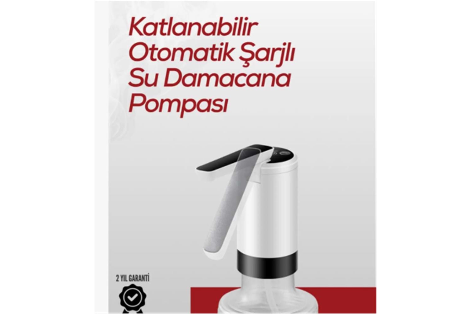 Apache K3 Şarjlı Su Pompası (Usb Şarj Grişi-Şarj Lambası-Paslanmaz Çelik)