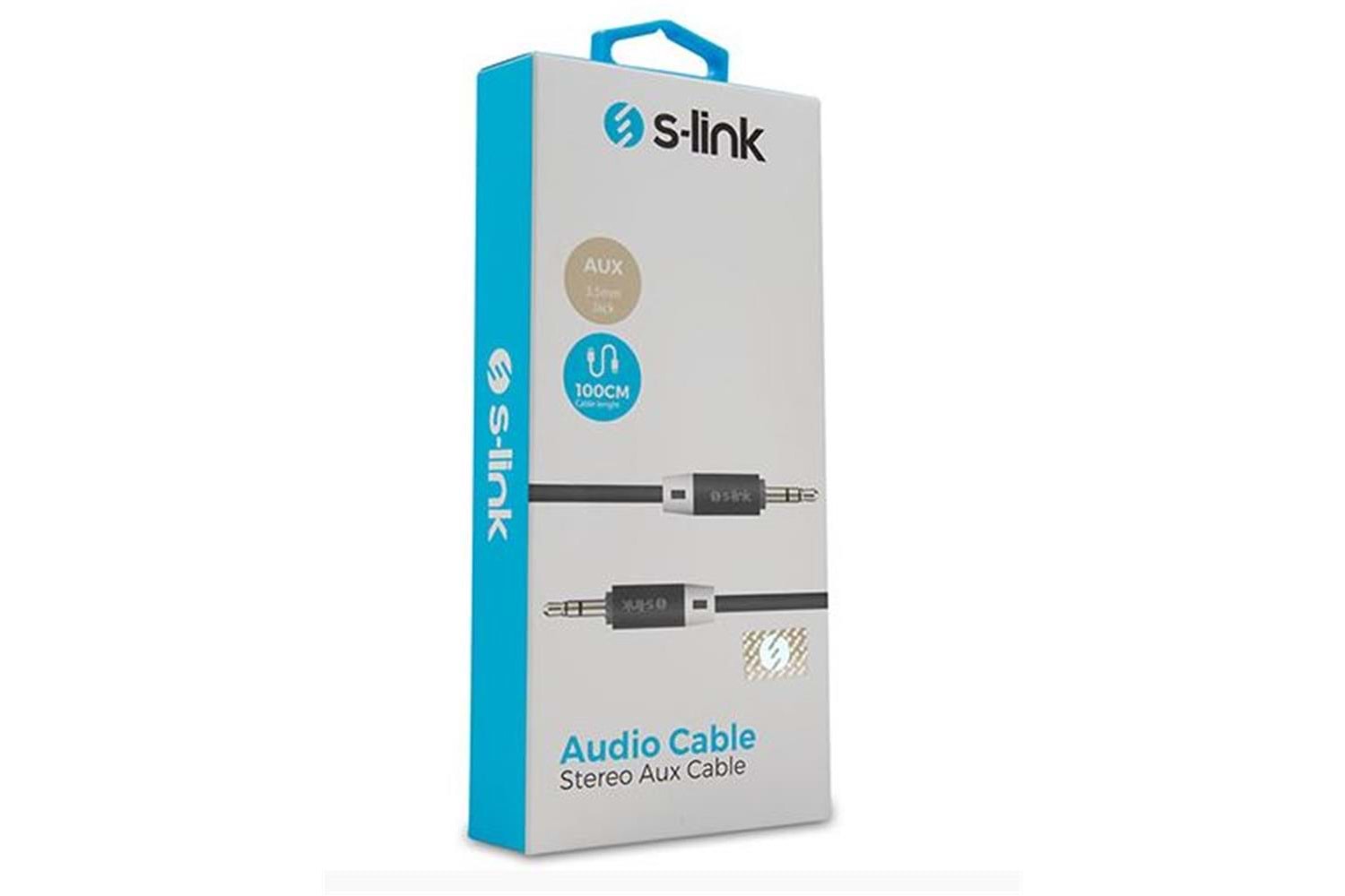 S-link SL-SP70 1m Siyah 3.5mm Stereo Ses Kablosu