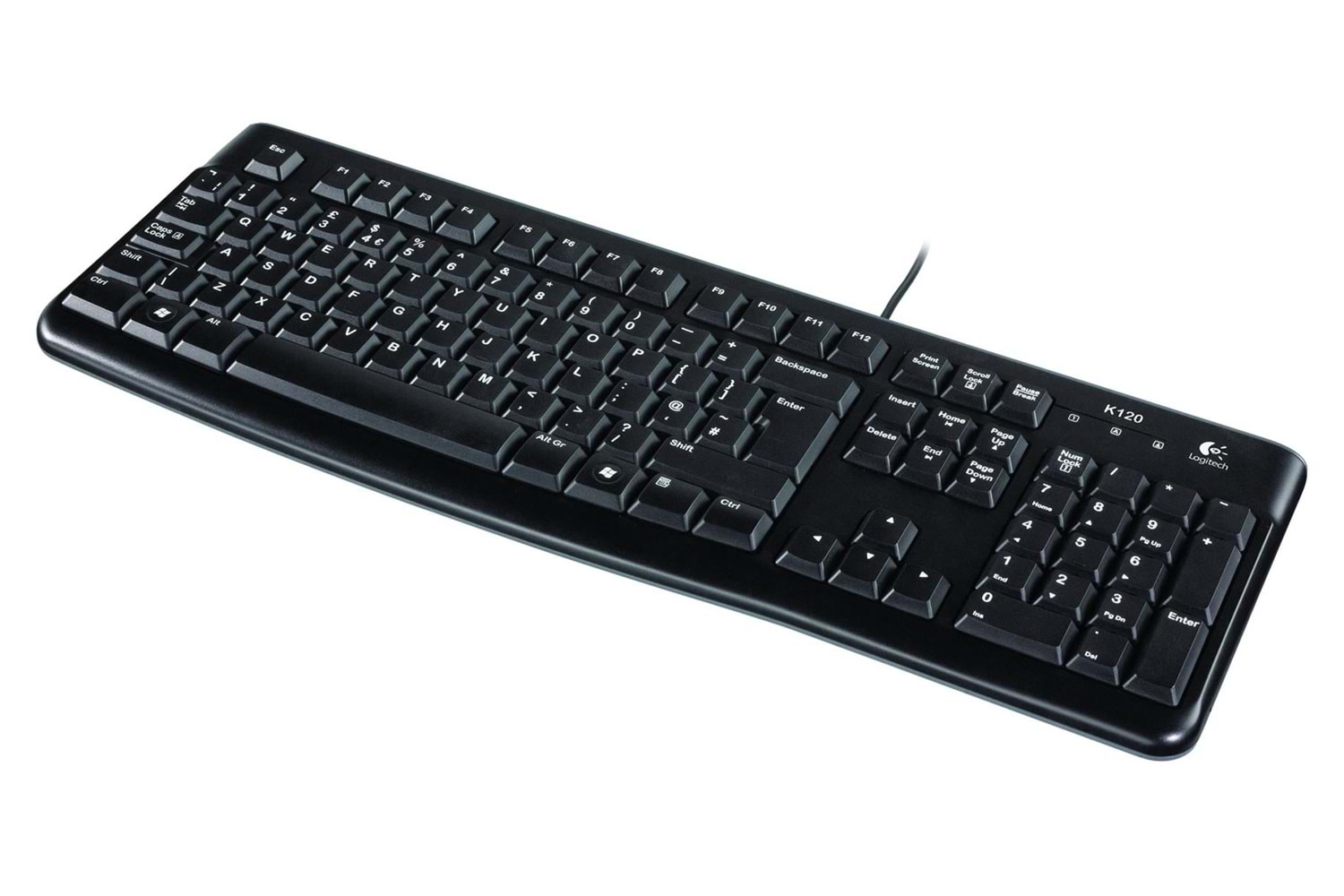Logitech 920-002508 K120 İngilizce Usb Kablolu Siyah Klavye