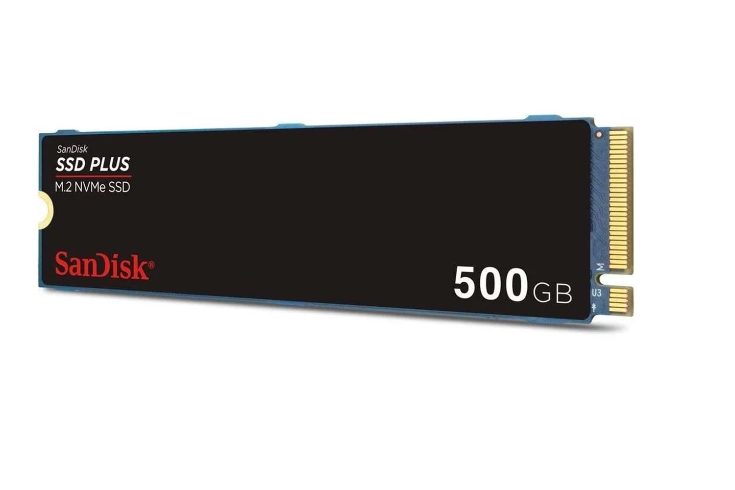 SanDisk 500GB SSD PLUS 2400MB-1500MB-s M.2 PCIe Gen 3.0 NVMe SSD SDSSDA3N-500G-G26