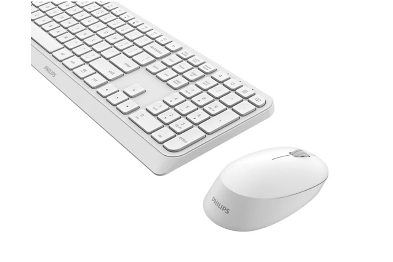 Philips SPT6307W-38 Kablosuz Klavye Mouse Seti Beyaz 3000 Series 2.4Ghz Silent Desing