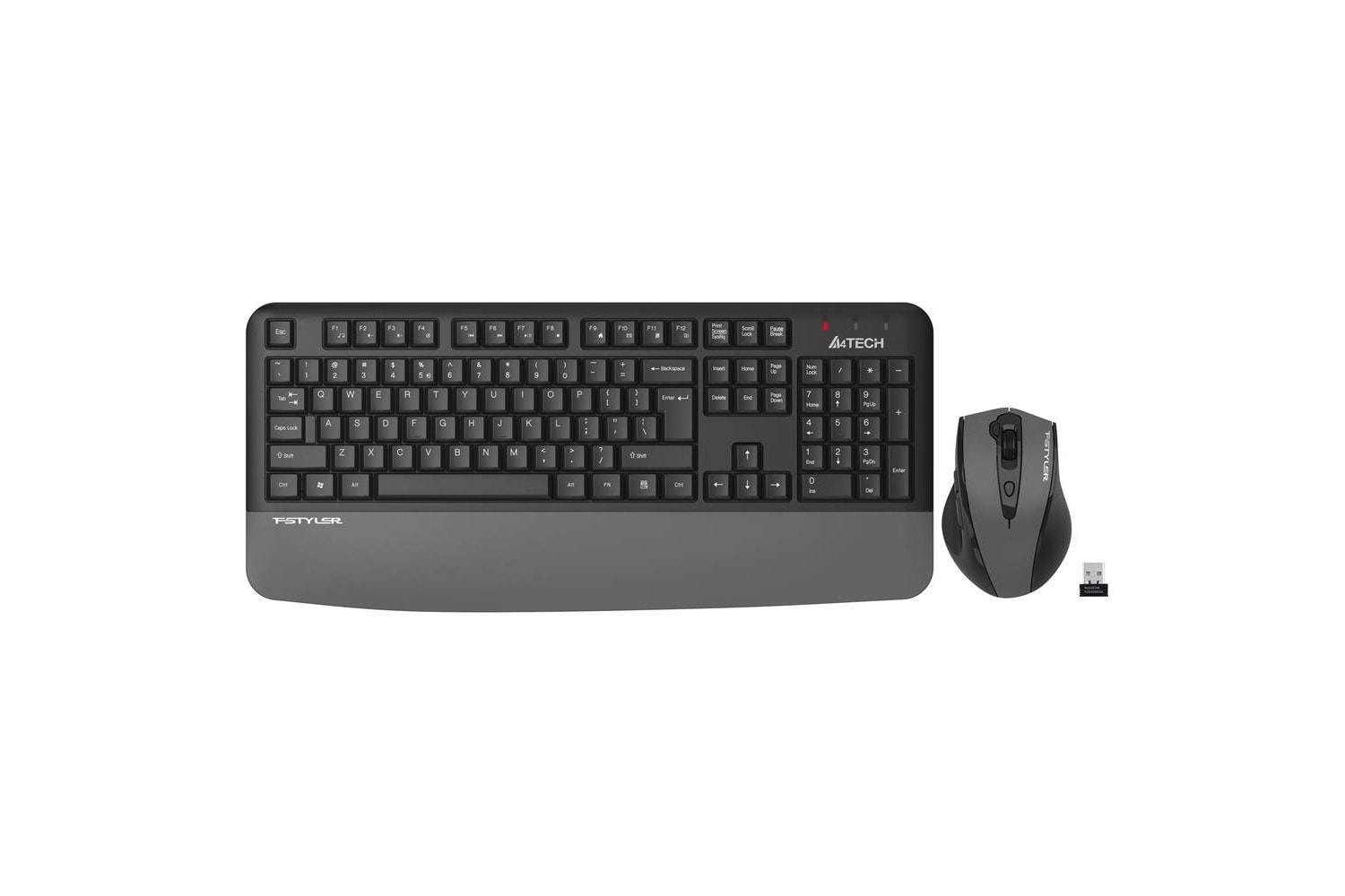 A4 Tech FG2500S Gri Plus 2.4GHz FN-MM Türkçe Q 3200DPI Klavye & Mouse Set