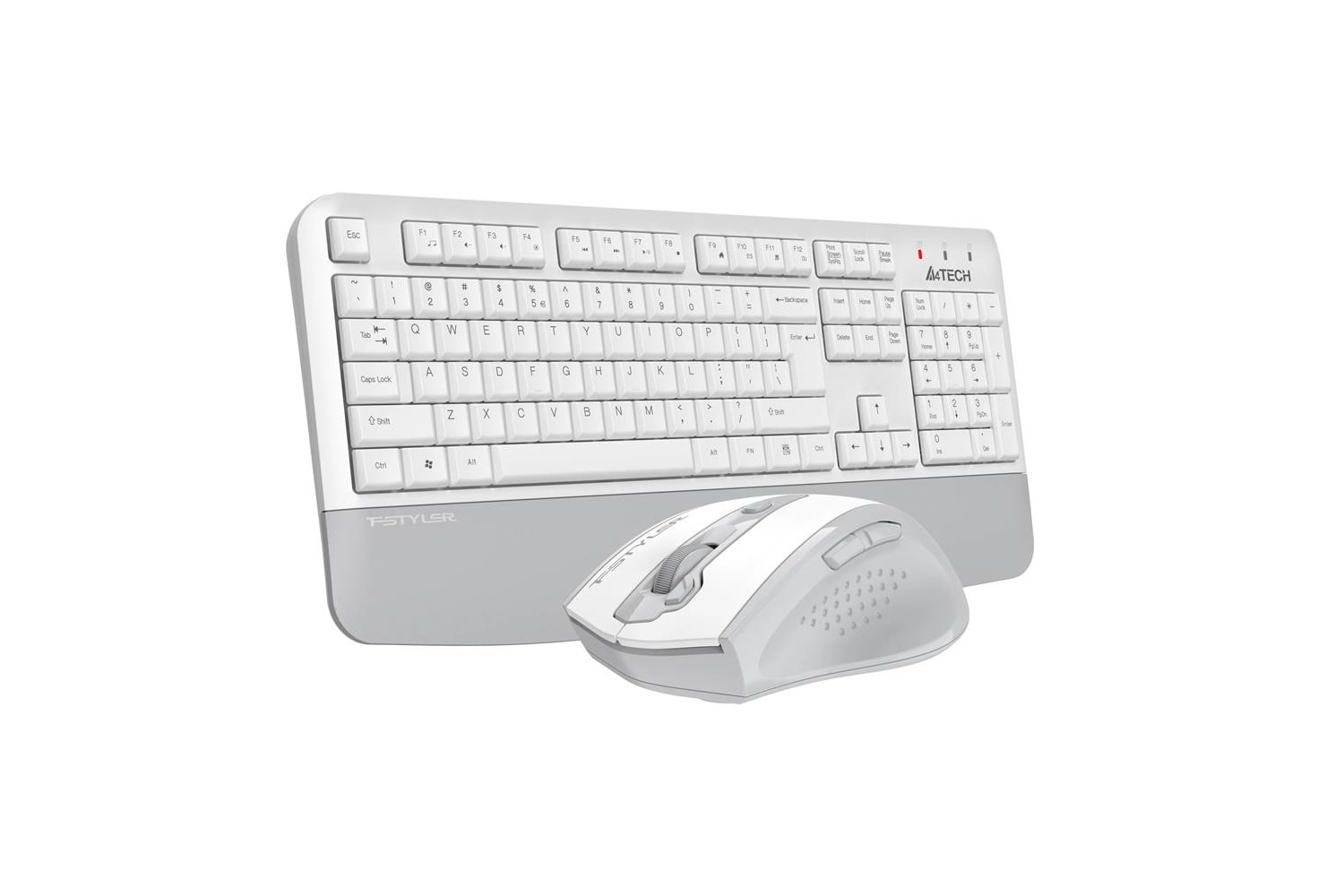 A4 Tech FG2500S Beyaz Plus 2.4GHz FN-MM Türkçe Q 3200DPI Klavye & Mouse Set