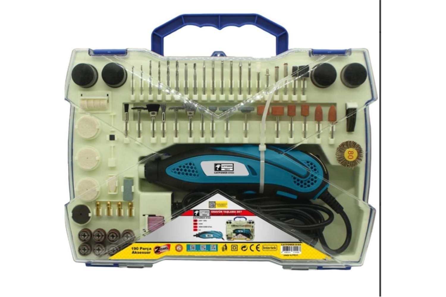 CatPower Cat-8103 Gravür Taşlama Seti 135W 190 Parça
