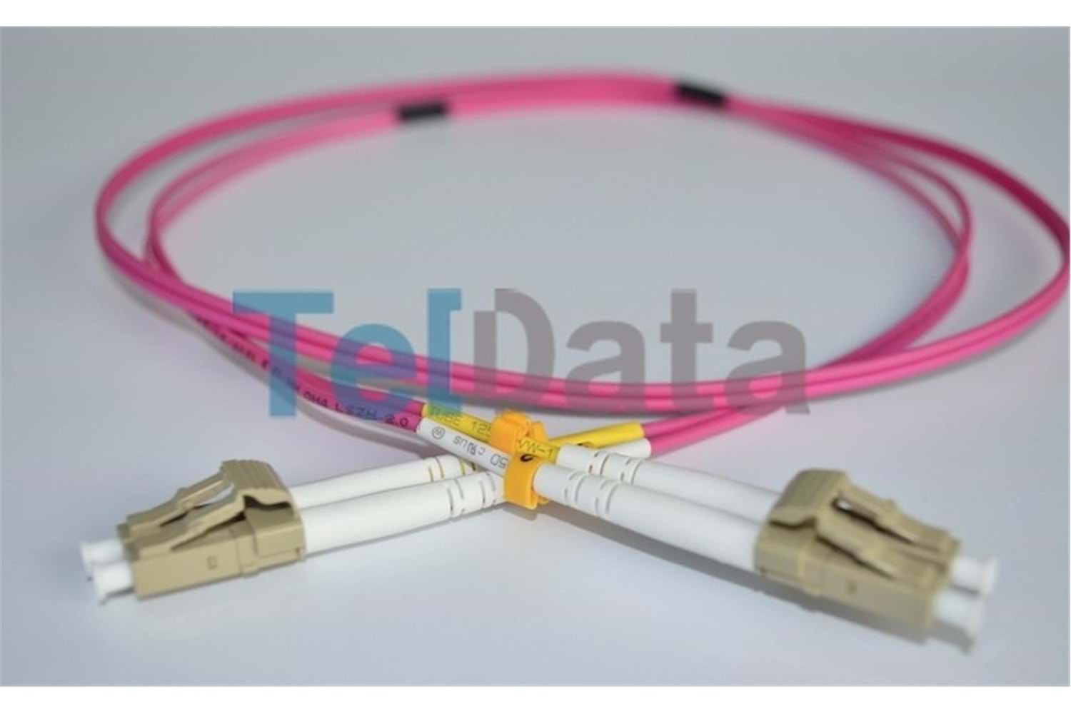 TELDATA TLD-LCLCOM41 LC-UPC-LC-UPC MM DX OM4 1 METRE FIBER OPTIK PATCHCORD