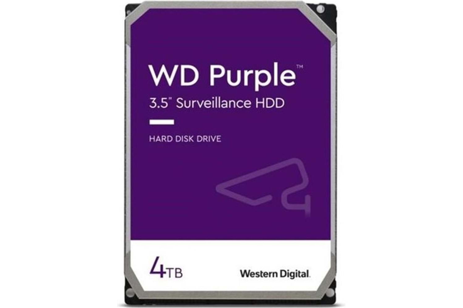 Wd 4Tb 3.5 Purple WD43PURZ Sata3 5400RPM 64MB 7-24 Guvenlık Harddisk (Hikvision)
