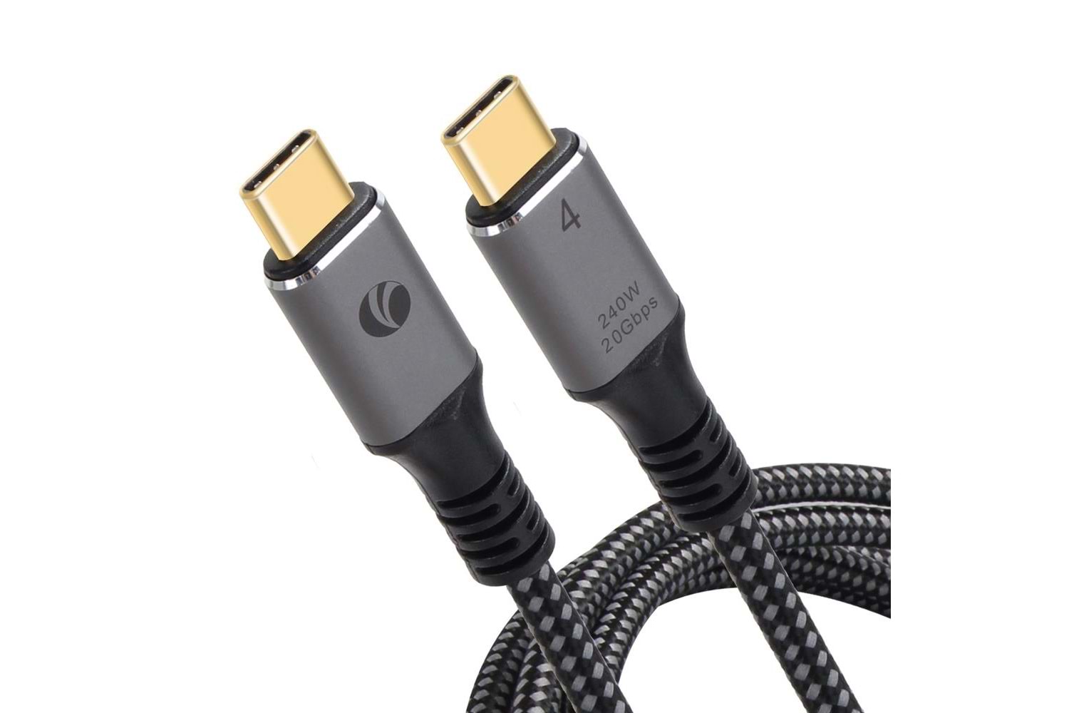 Vcom CU521M-2.0 Type-C USB4 20Gbps Data 240W 2m Şarj Kablosu