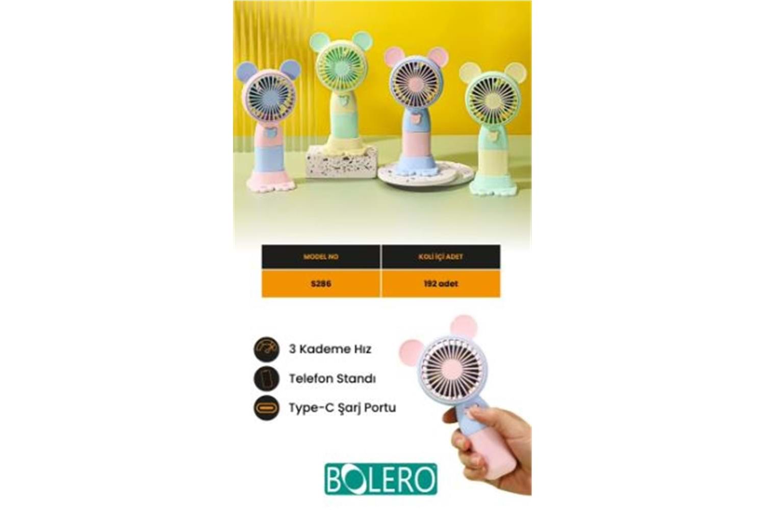 Bolero Mini Fan S286 (SP6390)