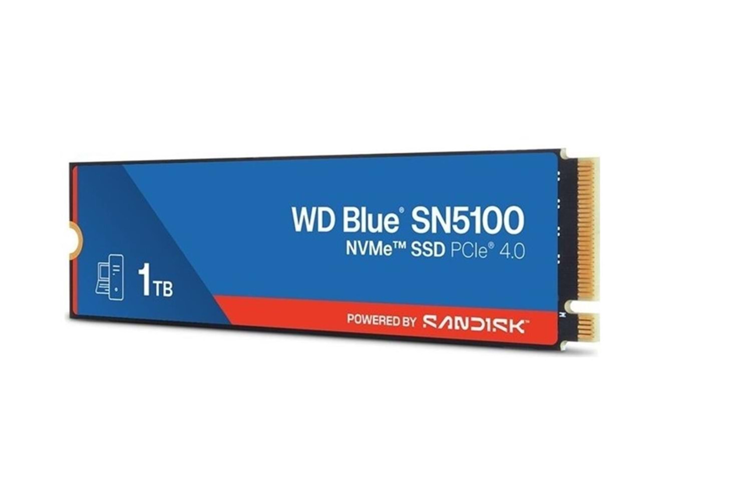 Wd 1TB Blue SN5100 Pcı-4.0 7100MB-S 6700MB-S WDS100T5B0E M2 SSDDisk