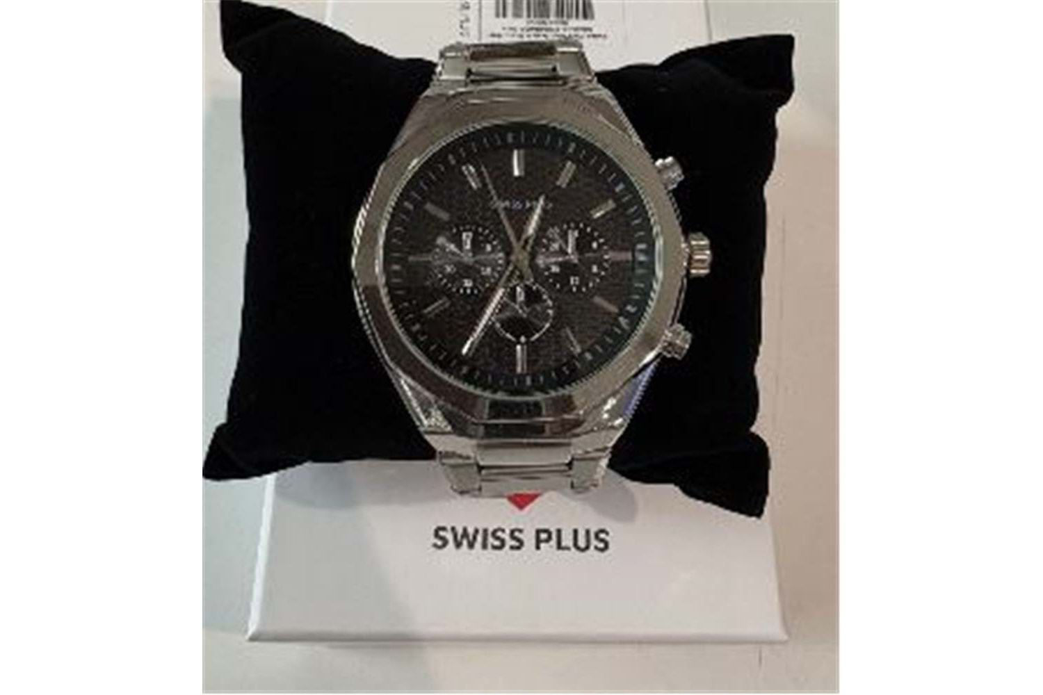 Swiss Plus Man Watch Basic Seri Model-4 ST3503AGS Plus Black-Silver