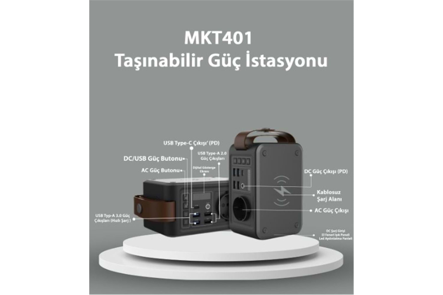Makim MKT401 TAŞINABİLİR GÜÇ İSTASYONU